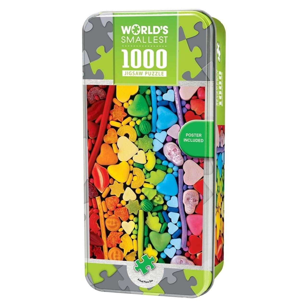 Masterpieces Worlds Smallest Rainbow Candy 1000 Piece Jigsaw Puzzle Tin